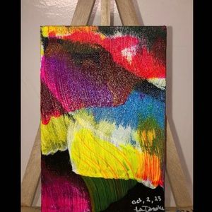 Hand painted portrait